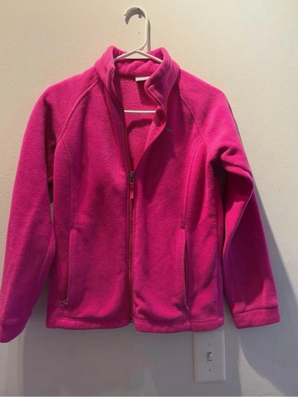 Columbia Hot Pink Women's Full-Zip Fleece Jacket